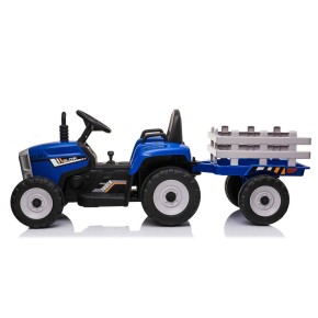Trattore e Rimorchio Macchina Elettrica per Bambini a Batteria 12V Telecomandata 2