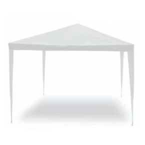 Gazebo Bianco Smontabile 3x4 Acciaio Duraturo Copertura Ombra Fiere Giardino 2
