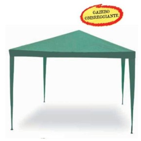 Gazebo Smontabile Verde 3x2 mt Struttura Acciaio Ombra Fiere Mercatini Giardino 2