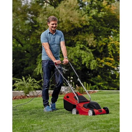 Tagliaerba Einhell Elettrico 1000 Tosa Prato Erba Giardinaggio Leggero 3 Altezze