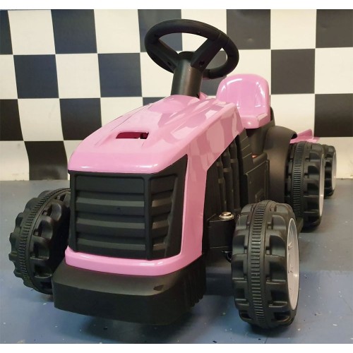 Trattore Macchina Elettrica per Bambini a Batteria Ricaricabile 1 Motore Posto