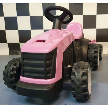 Trattore Macchina Elettrica per Bambini a Batteria Ricaricabile 1 Motore Posto