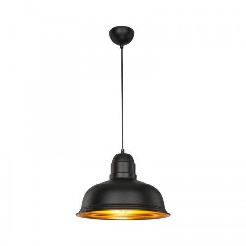 Lampada a Sospensione per Camera Salone in Metallo Nero Lampadario Sospeso