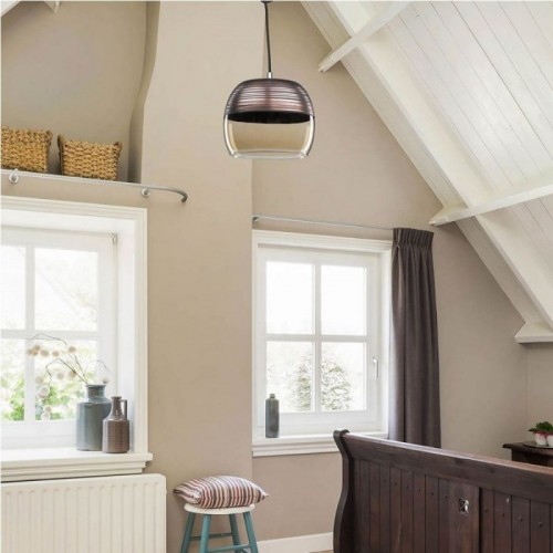 Lampadario Sospeso in Vetro Lampada a Sospensione da Interno Moderno Bar Camera