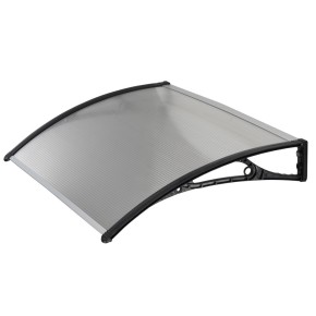 Pensilina Tettoia 100x60 Policarbonato Struttura Copertura Riparo Alveolare 