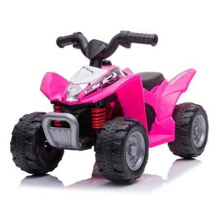 Quad Elettrico a Batteria da Bambina Rosa Macchina Cavalcabile Suoni | BricoShop24