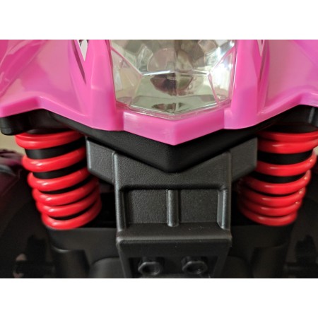 Quad Elettrico a Batteria da Bambina Rosa Macchina Cavalcabile Suoni | BricoShop24