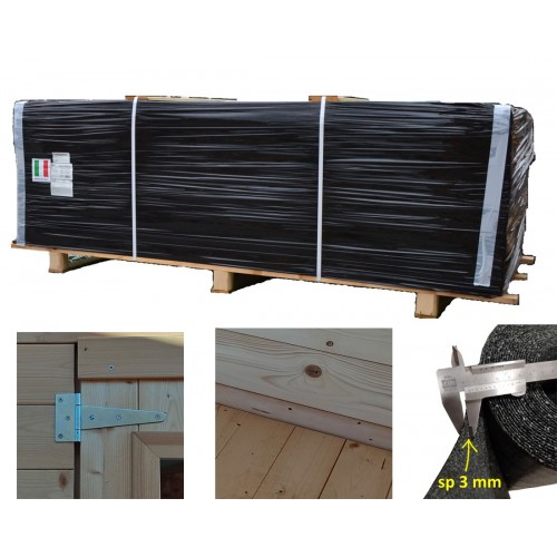 Armadio Casetta in Legno con Pavimento Ripostiglio Attrezzi da Giardino Balcone | BricoShop24