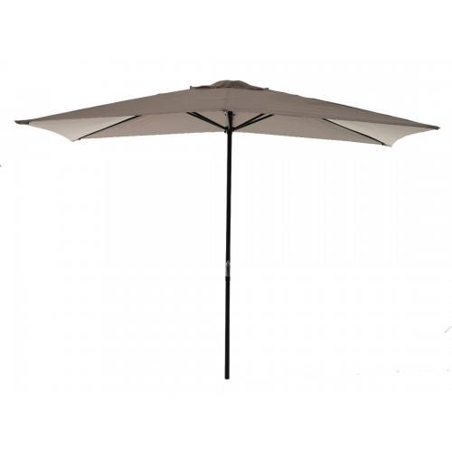 Ombrellone Rettangolare Grigio 3x2 metri con Manovella da Giardino | BricoShop24