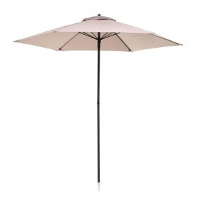 Ombrellone Rotondo diametro 2.4 metri Grigio da Giardino Antivento | BricoShop24