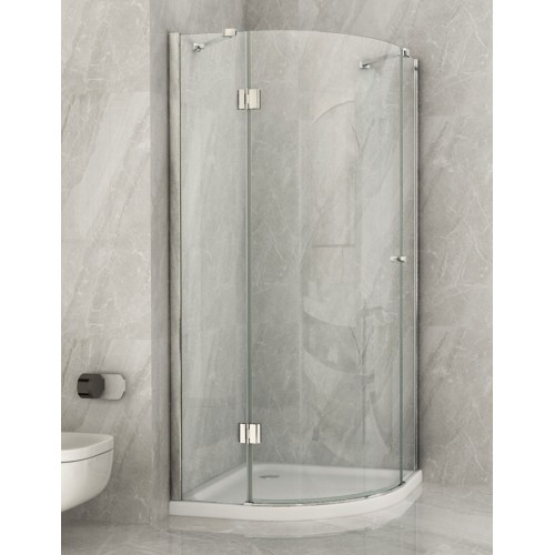 Box Doccia Semicircolare 80x80 90x90 Battente 8 mm Cristallo | BricoShop24