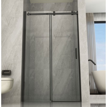 Box Doccia 120 cm 8 mm Nicchia Porta Scorrevole Cristallo | BricoShop24