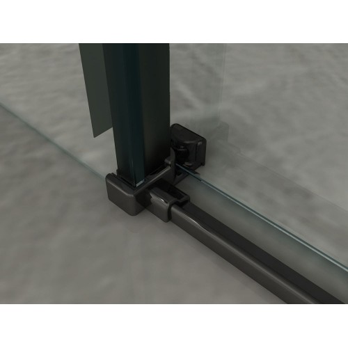 Box Doccia 120 cm 8 mm Nicchia Porta Scorrevole Cristallo | BricoShop24