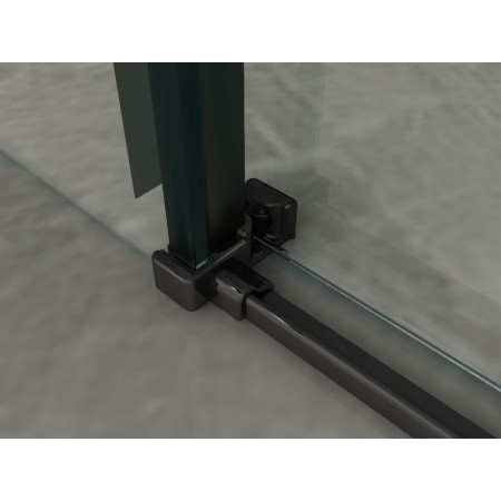 Box Doccia 120 cm 8 mm Nicchia Porta Scorrevole Cristallo | BricoShop24