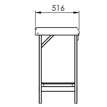 Banco da Lavoro Fiori Consolle Legno Giardino Terrazzo Piante Orto Giardinaggio | BricoShop24