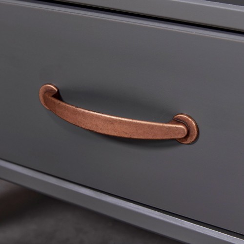 Tavolino Basso in Legno da Caffe 115x60 Grigio Tavolo Divano | BricoShop24