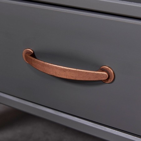 Tavolino Basso in Legno da Caffe 115x60 Grigio Tavolo Divano | BricoShop24