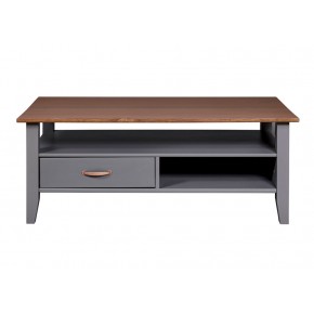 Tavolino Basso in Legno da Caffe 115x60 Grigio Tavolo Divano | BricoShop24 2