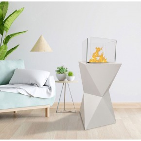 Camino a Bioetanolo Bianco da Pavimento Uso Interno Esterno| Bricoshop24