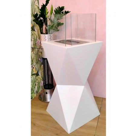 Camino a Bioetanolo Bianco da Pavimento Uso Interno Esterno| Bricoshop24