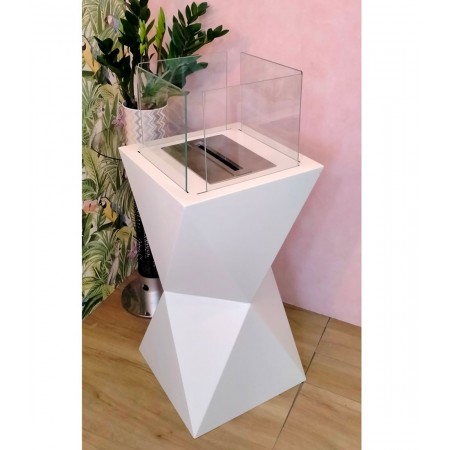 Camino a Bioetanolo Bianco da Pavimento Uso Interno Esterno| Bricoshop24