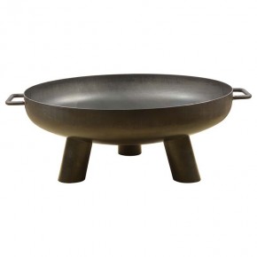 Braciere Portatile Barbecue da Esterno Giardino Tondo per Legna 2