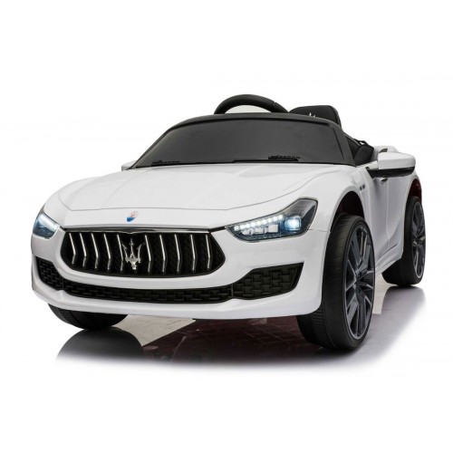 Macchina Elettrica a Batteria Maserati Ghibli Bianca Radiocomandata