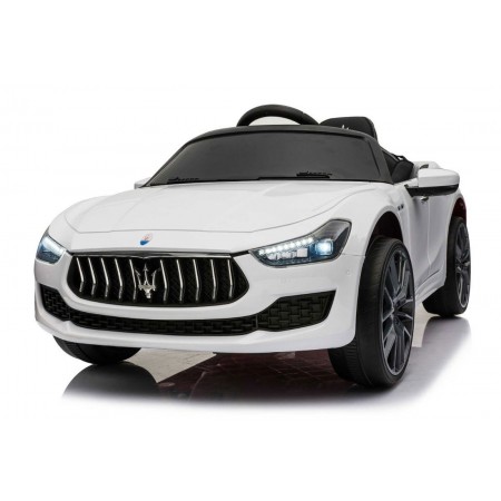 Macchina Elettrica a Batteria Maserati Ghibli Bianca Radiocomandata