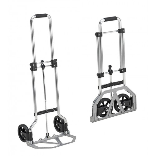 Carrello Pieghevole Portapacchi Max 45kg Bravetta Trasporto Trasloco Giardino