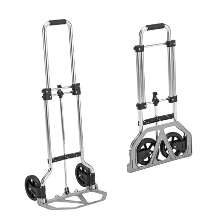 Carrello Pieghevole Portapacchi Max 45kg Bravetta Trasporto Trasloco Giardino