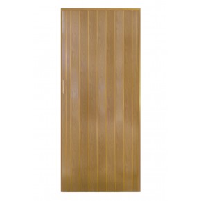 Porta a Soffietto in PVC Noce con Maniglia Riducibile |BricoShop24 2