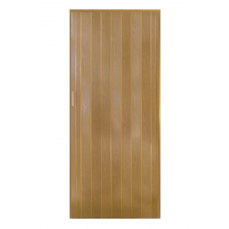 Porta a Soffietto in PVC Noce con Maniglia Riducibile |BricoShop24