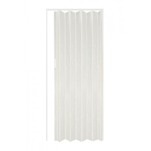 Porta a Soffietto in PVC Bianca con Maniglia Riducibile |BricoShop24