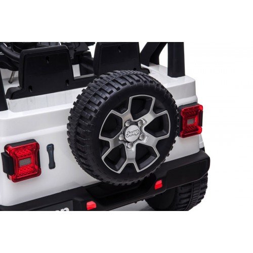 Jeep Bianca Macchinina Elettrica a Batteria 12 V per Bambini | BricoShop24
