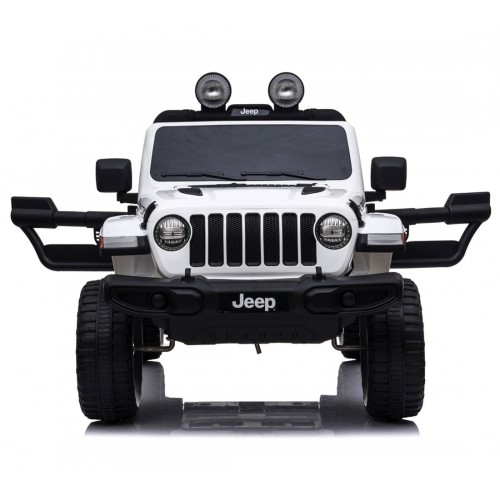Jeep Bianca Macchinina Elettrica a Batteria 12 V per Bambini | BricoShop24