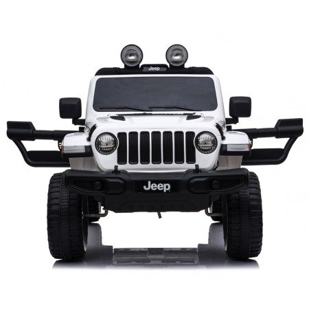 Jeep Bianca Macchinina Elettrica a Batteria 12 V per Bambini | BricoShop24