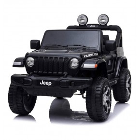 Jeep Nera Macchinina Elettrica a Batteria 12 V per Bambini | BricoShop24