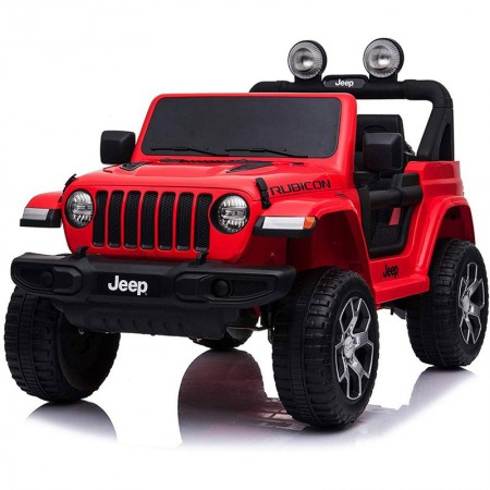 Jeep Rossa Macchina Elettrica a Batteria 12 V per Bambini | BricoShop24