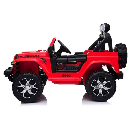 Jeep Rossa Macchina Elettrica a Batteria 12 V per Bambini | BricoShop24