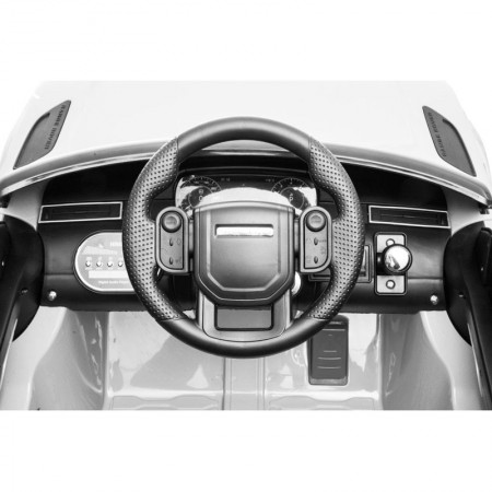 Land Rover Velar Bianco Macchina Elettrica a Batteria 12 V Telecomando