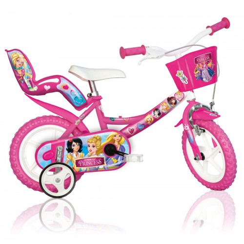 Bicicletta per Bambina 14 Pollici Princess 3 4 5 6 Anni Rotelle | BricoShop24
