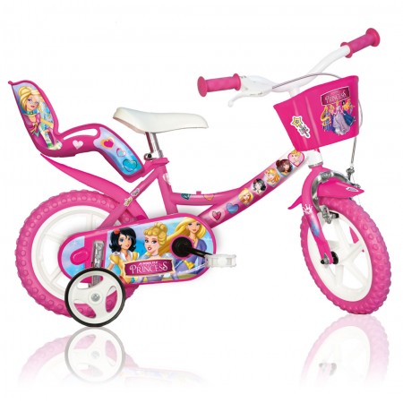 Bicicletta per Bambina 14 Pollici Princess 3 4 5 6 Anni Rotelle | BricoShop24