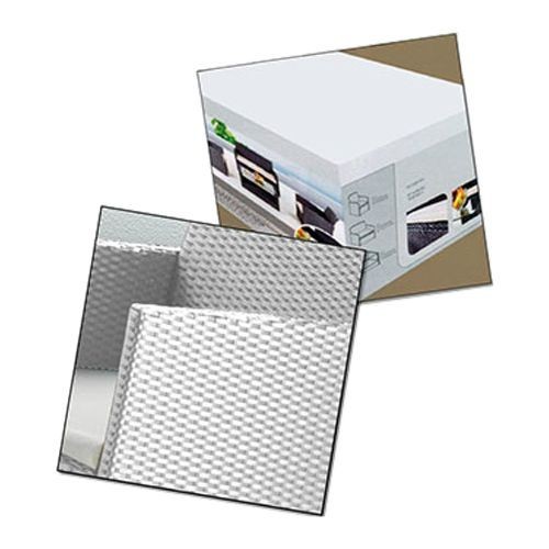 Set Polyrattan Bianco Divano 2 Sedie Tavolo Esterno Giardino Rattan Sintetico