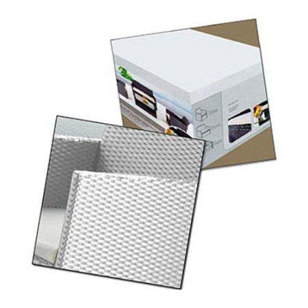 Set Polyrattan Bianco Divano 2 Sedie Tavolo Esterno Giardino Rattan Sintetico