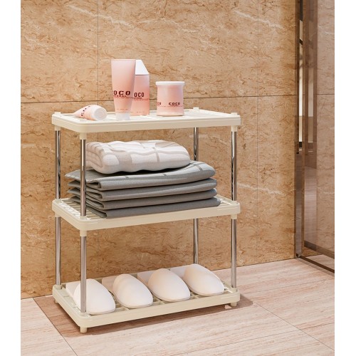 Kit Scaffali 3 Ripiani Portaoggetti Scaffalatura Cucina | BricoShop24