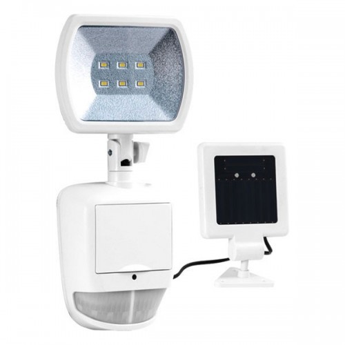 Faretto Lampione a Led Muro con Pannello Solare Sensore | BricoShop24