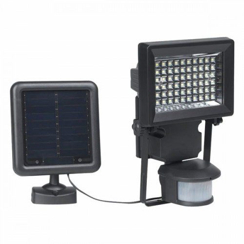 Faretto Lampione a Led Muro con Pannello Solare Sensore | BricoShop24