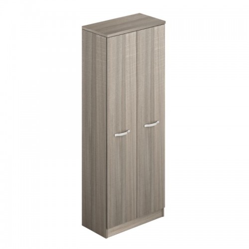 Armadio Multiuso con Ripiani Portascope in Legno 180 cm Olmo