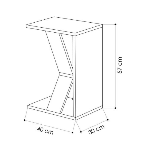 Tavolino Bianco da Divano Caffe Porta Pc Tavolinetto| BricoShop24