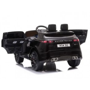 Macchina elettrica a batteria 12 V con telecomando Land Rover Velar Nero. 2